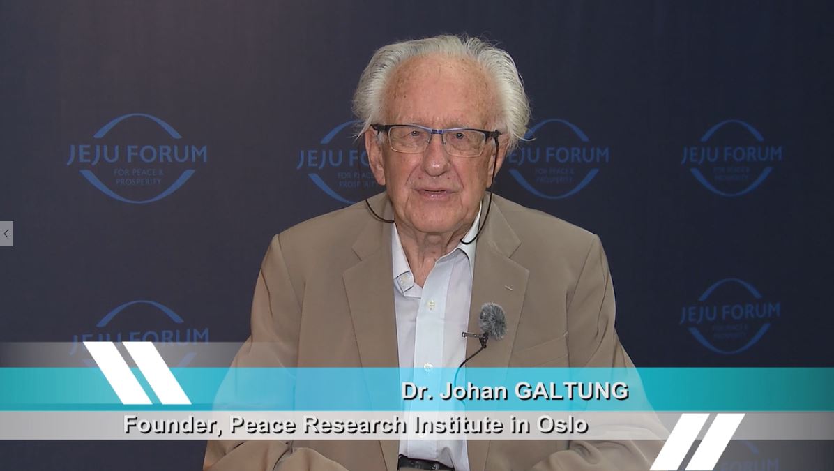 Northeast Asia in Tension, Seeking for Peace & Peace (Dr. Johan GALTUNG)