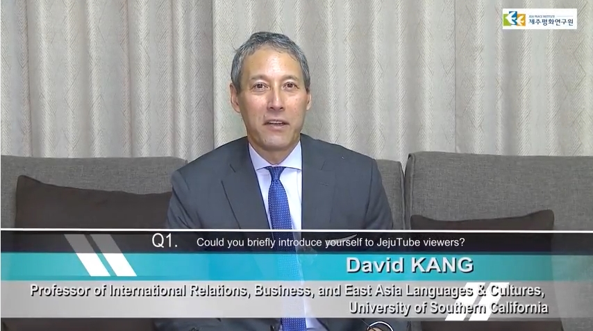 JPI PeaceTalk with David KANG, Professor of International Relations, Business, and East Asia Languages & Cultures, University of Southern California